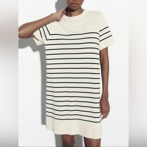Zara Knit Striped Dress